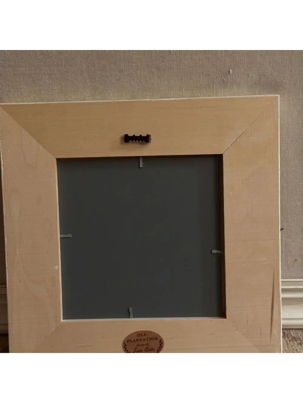 Y2k Beautiful wooden hand painted mirror w floral garden border NWT.